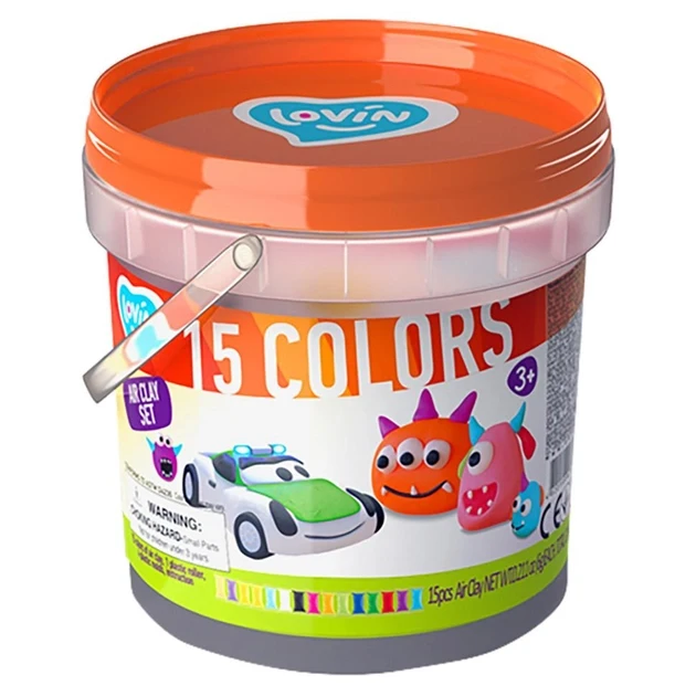 Компанія монстрів ТМ Lovin Набір для ліплення з повітряним пластиліном, фото 1