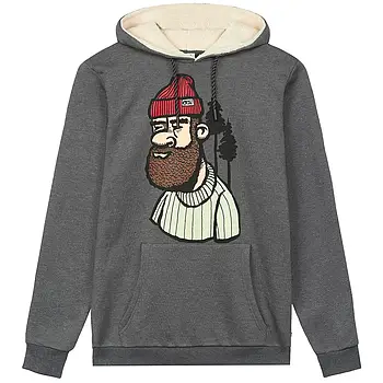 Picture Organic толстовка Mopsa Plush Hoody dark grey melange S MK official