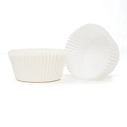 Тарталетка паперова для капкейків біла 7а, d = 50 мм. h = 30 мм