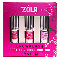 Набор для ламинирования Brow&Lash Protein Reconstruction System Zola