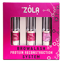 Набір для ламінування Brow&Lash Protein Reconstruction System Zola