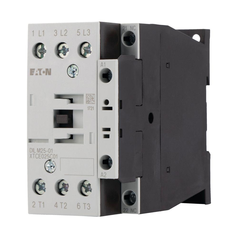 Контактор DILM25-01 (230V50HZ / 240V60HZ) 25А 230V/AC 1NC 277164 Eaton