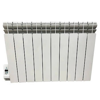 Електрорадіатор масляний алюмінієвий Electro Elite 10WE, 10 секцій,20м2, Wi-Fi програматор зліва, 1300 Вт