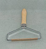 Ручна щітка для видалення шерсті тварин, волосся, ворсу з килимів, меблів, у машині 11*15 см, фото 2