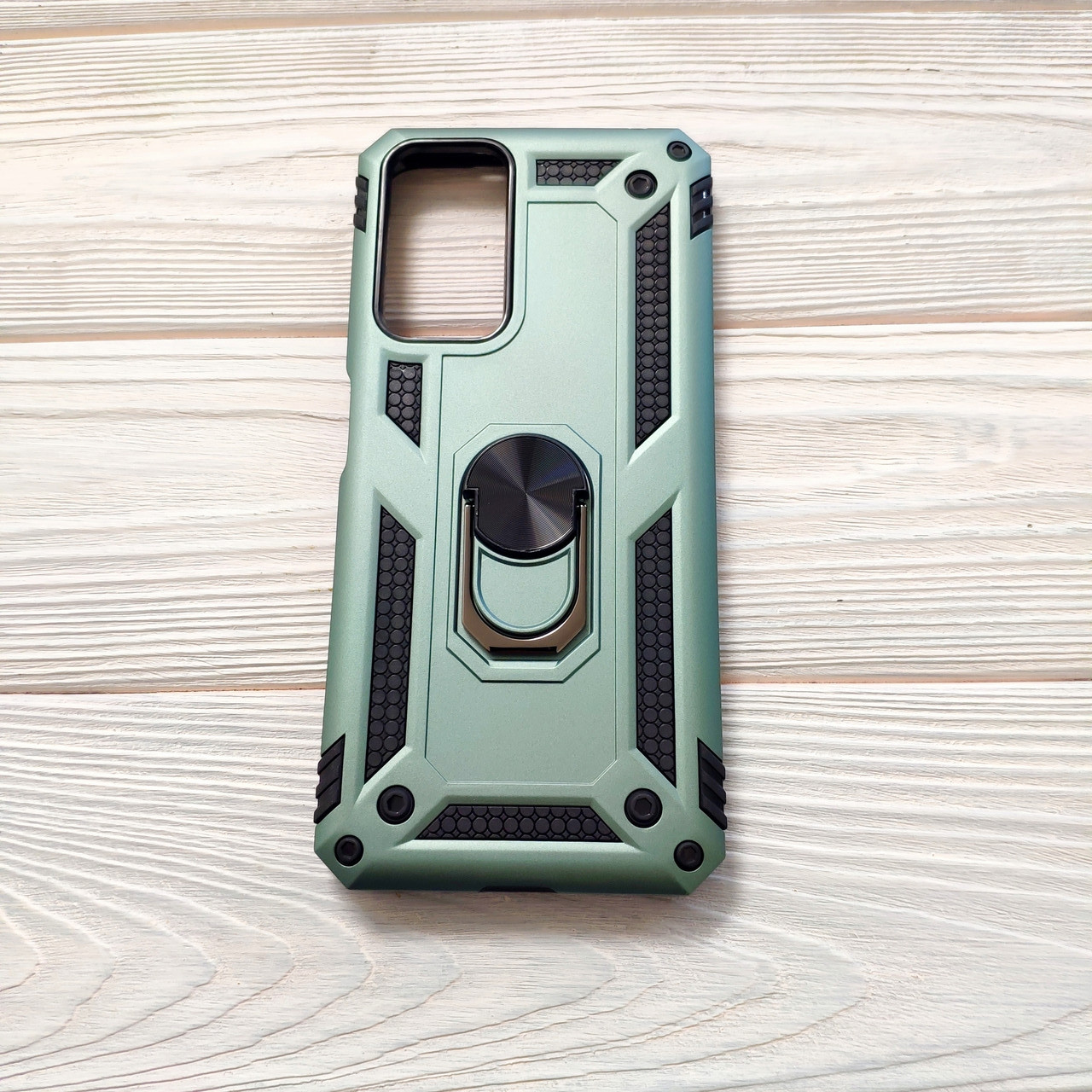 Чохол Armor для Xiaomi Redmi Note 12S протиударний з кільцем Оливковий