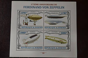 Бурунді. Марки. Блок. (А-39)