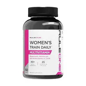 Вітаміни для жінок Rule1 Women's Train Daily Multivitamin 60 таб.