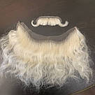 Професійна Борода та вуса Діда Мороза🎅🏼 з натурального волосся, фото 8