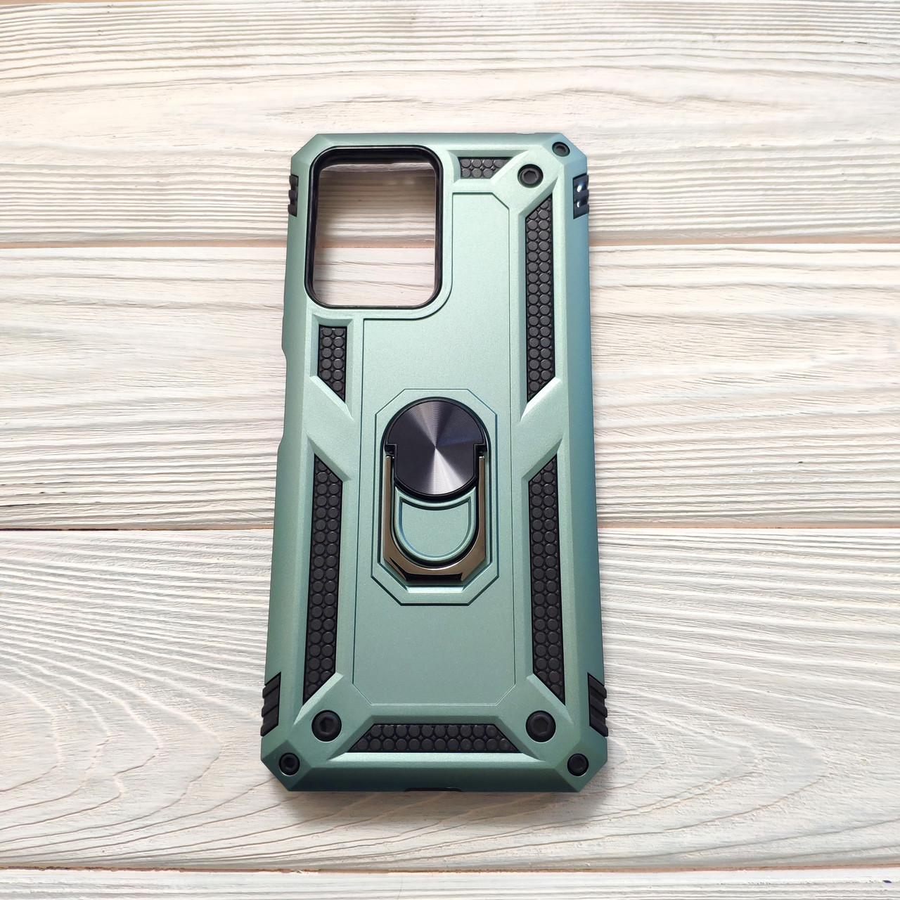 Чохол Armor для Xiaomi Poco X5 5G протиударний з кільцем Оливковий