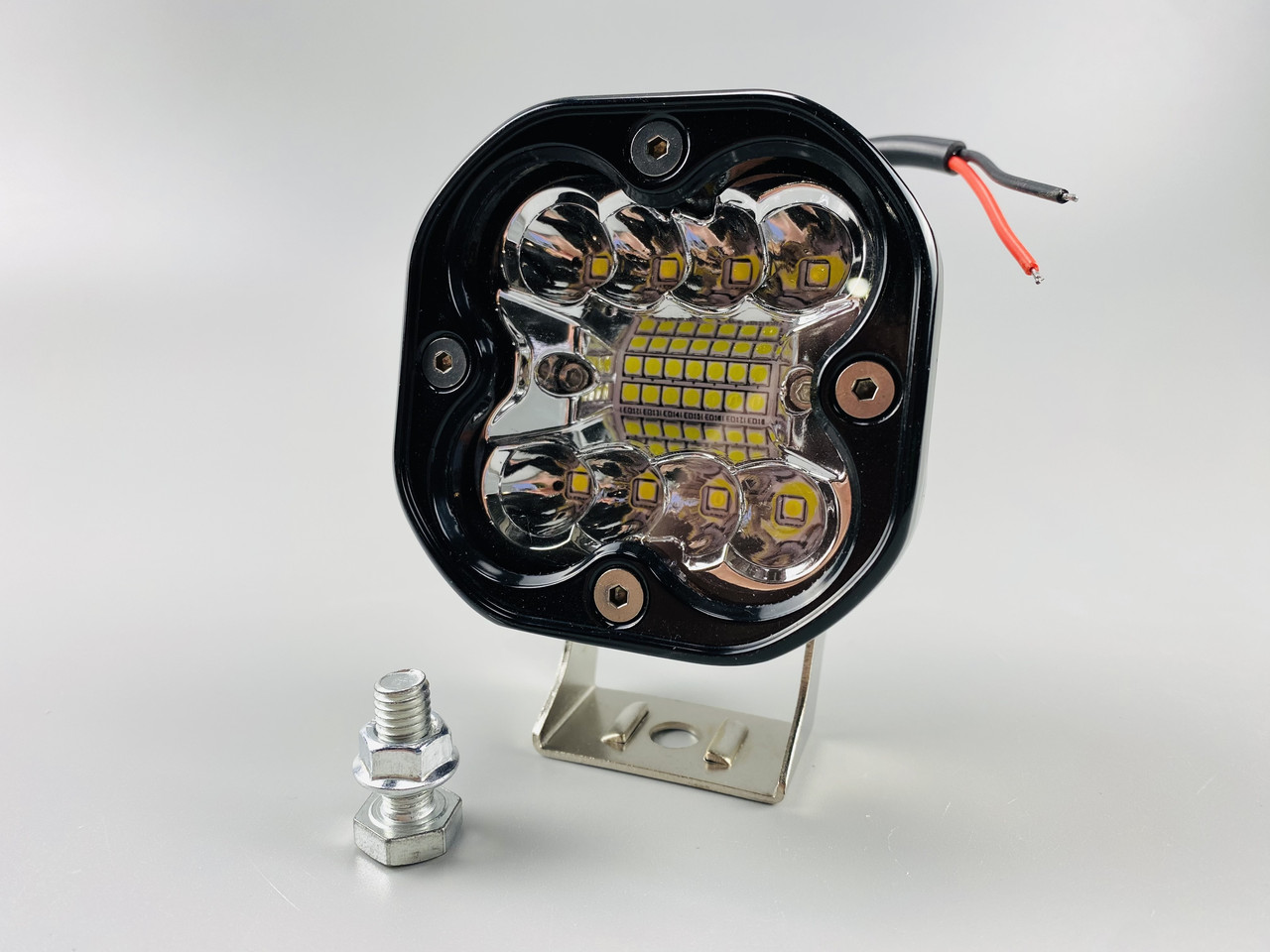 Фара LED квадратна 48W chip 3030 22 led діодів світлодіодна робоча, фото 1
