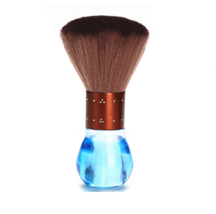 Щітка для змітання волосся Hots Professional Diamond Blue, кругла з ніжним ворсом (HP90005-BLU), фото 1