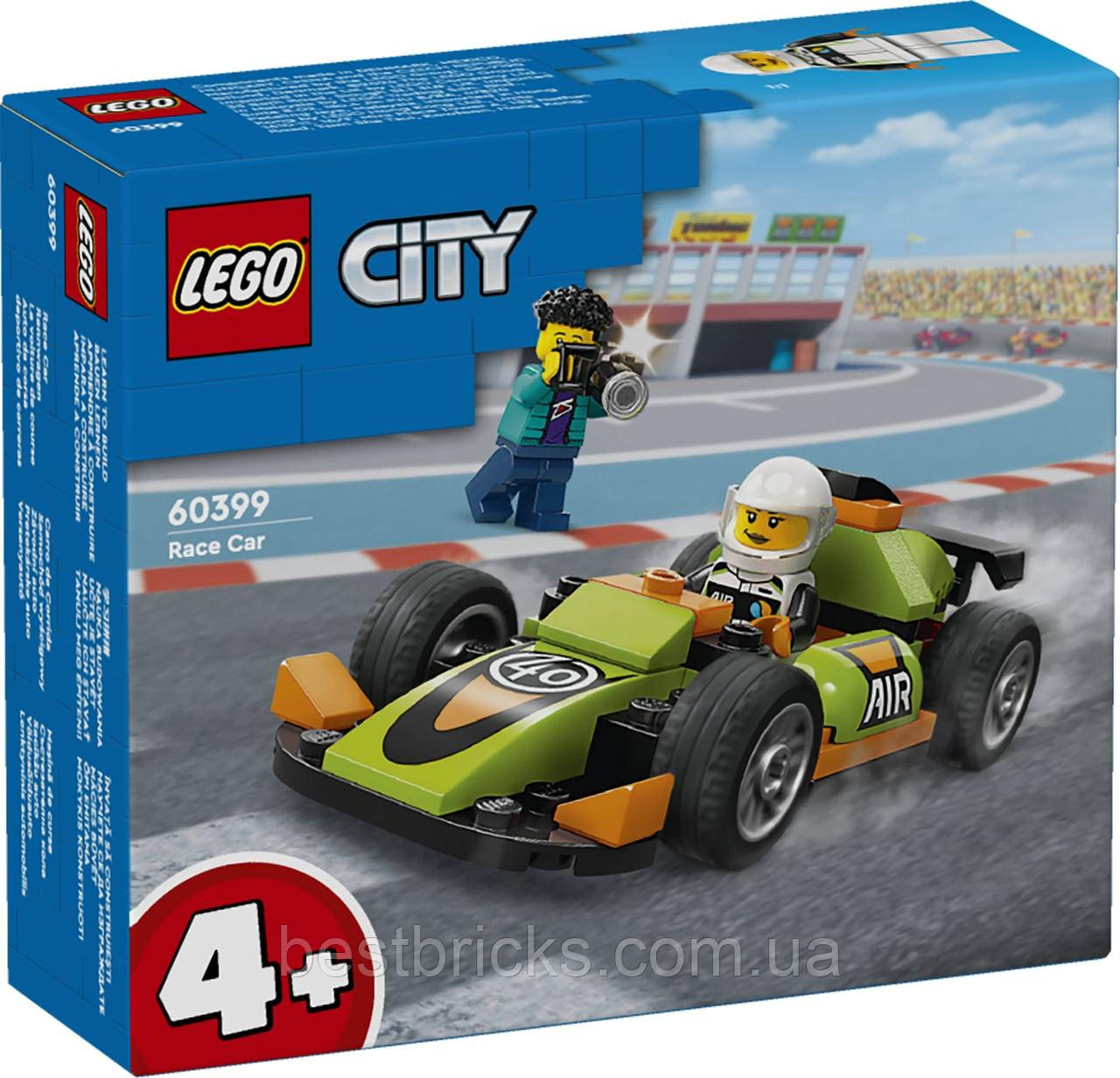 Lego City Зелений автомобіль для перегонів 60399