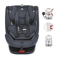 Автокрісло 0-36 кг група 0+,1,2,3 Elcamino Everest Dark Gray з Isofix і Top Tether