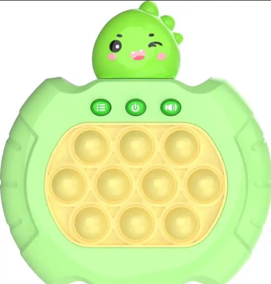 Електронна приставка Pop It консоль Quick Push Puzzle Game Fast антистрес іграшка Croco, фото 1
