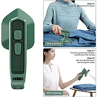 Відпарювач Mini Dry Iron with Spray FZ-688 50 мл Портативна дорожня праска з парою (2483)