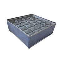 Коробка-органайзер для зберігання білизни 24від 32*32*12см Stenson 51168 (blue)