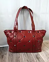 Женская кожаная сумка-шоппер Polina & Eiterou