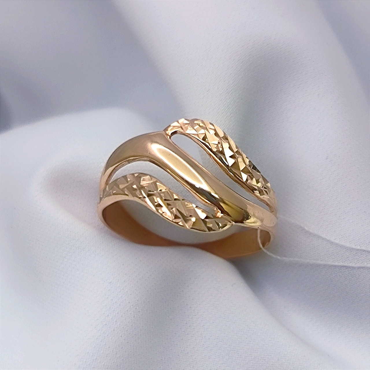 Кільце золоте 585 проби, фото 1