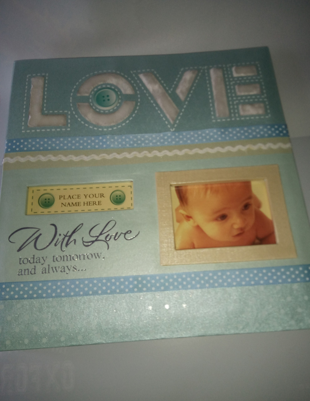 Альбом для малюків Наш малюк фотоальбом магнітний Love 10028 блакитний для хлопчика