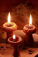 Набір свічок Лісові Грибочки натуральні, фото 7