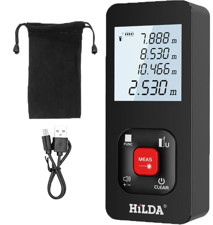 Далекомір лазерний, 120 м," Hilda" (USB)