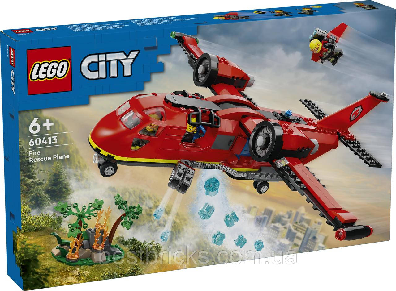 Lego City Пожежний рятувальний літак 60413, фото 1