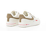 Жіночі кросівки Nike Air Force 1 Low 07 Essential Mocco White Brown (с мехом) ALL13815, фото 10
