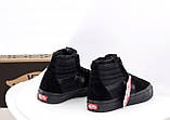 Жіночі зимові кеди Vans SK8-Hi Black V (с мехом) N000TS9BJ4, фото 3