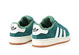 Жіночі кросівки Adidas Campus 00s Forest Glade Green (с мехом) HR1467, фото 6