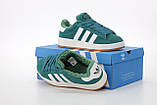 Кросівки чоловічі Адідас Adidas Campus 00s Forest Glade Green (хутро) HR1467, фото 5