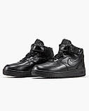 Жіночі кросівки Nike Air Force 1 Mid Black (с мехом) 315123-001, фото 4