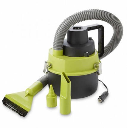 Пилосос автомобільний Dry Vacuum 8917, чорно-зелений, фото 1