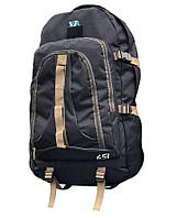 Рюкзак туристический VA T-02-1 65 л, черный