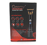 Машинка для стриження Geemy GM-6605, чорна, фото 5