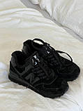Жіночі кросівки New Balance 574 Triple Black (с мехом) ML574EVE, фото 4
