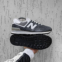 Жіночі кросівки Нью Баланс New Balance 574 Grey White (хутро) ALL13791