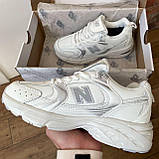 Жіночі кросівки New Balance 530 White Silver (с мехом) ALL13978, фото 7