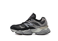Жіночі кросівки New Balance 9060 Black Castlerock Grey (с мехом) U9060BLK