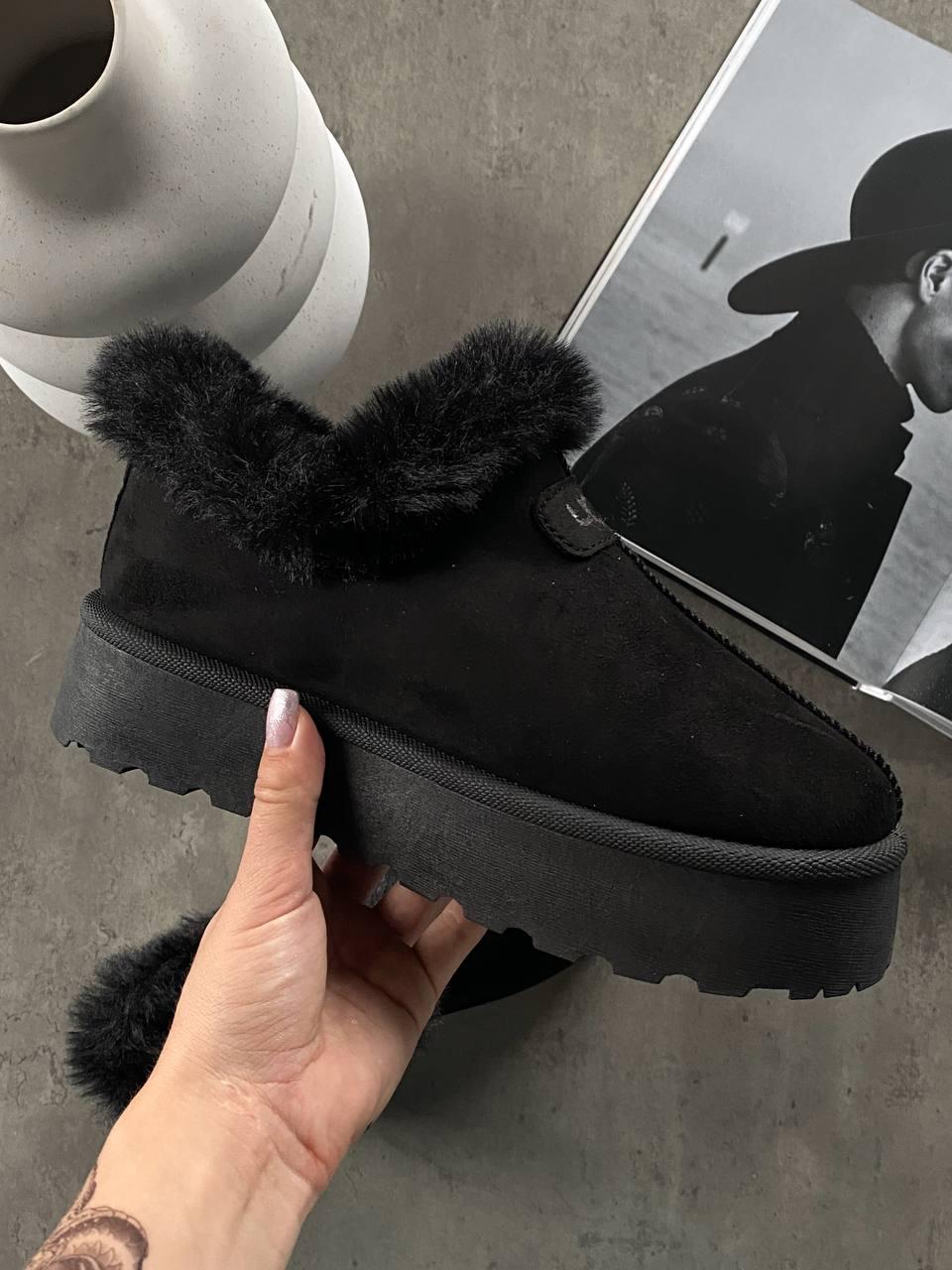 Жіночі угги UGG Coquette Platform Black ALL14200