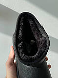 Жіночі угги UGG Classic Ultra Mini Platform Boot Black Leather 1141510-BLLE, фото 6