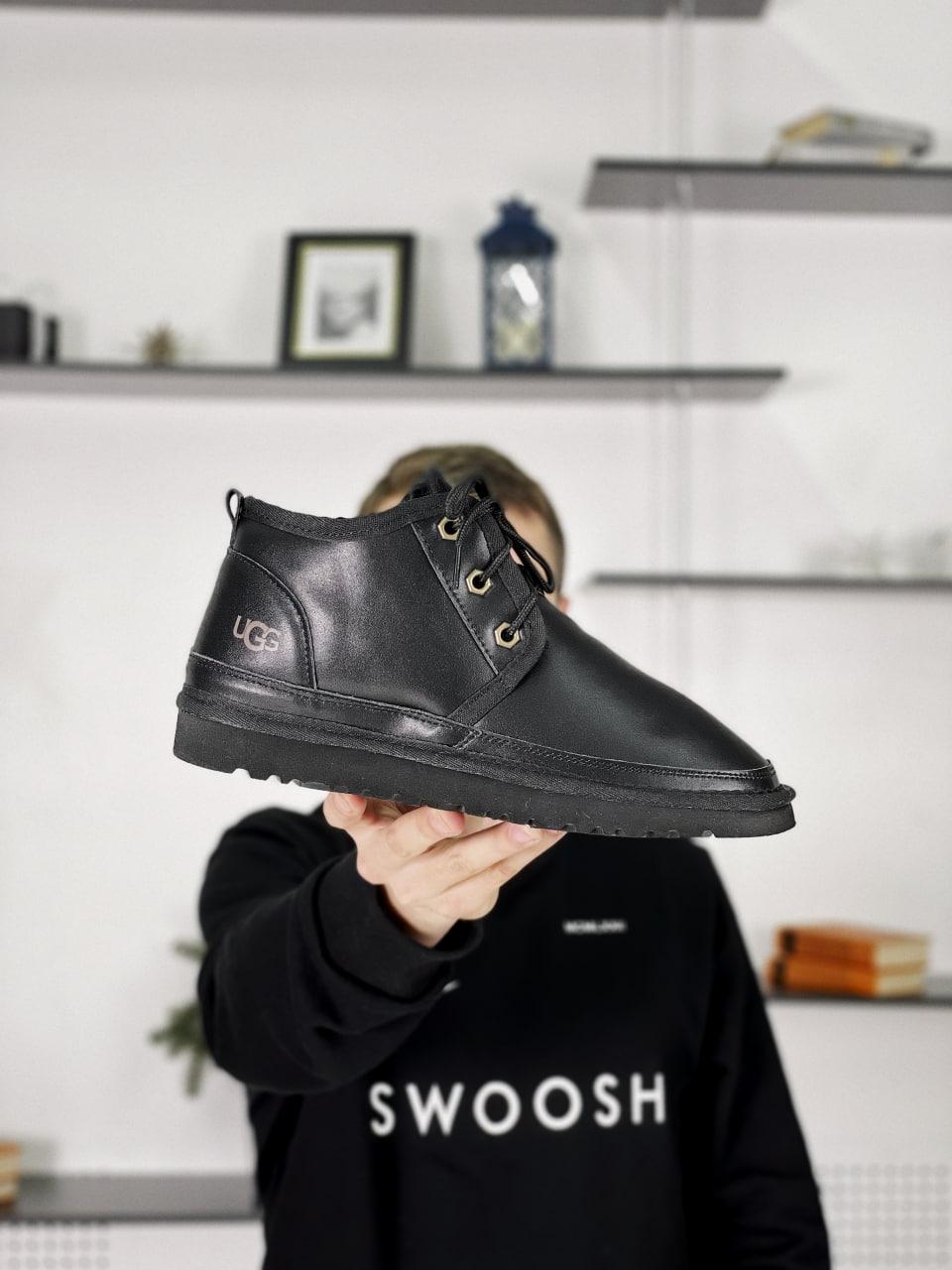 Жіночі черевики UGG Neumel Leather Boot Black 1133777-BLK
