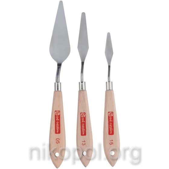 Набір художніх мастихінів "Talens Art Creation" 3шт (№5, 13, 15)