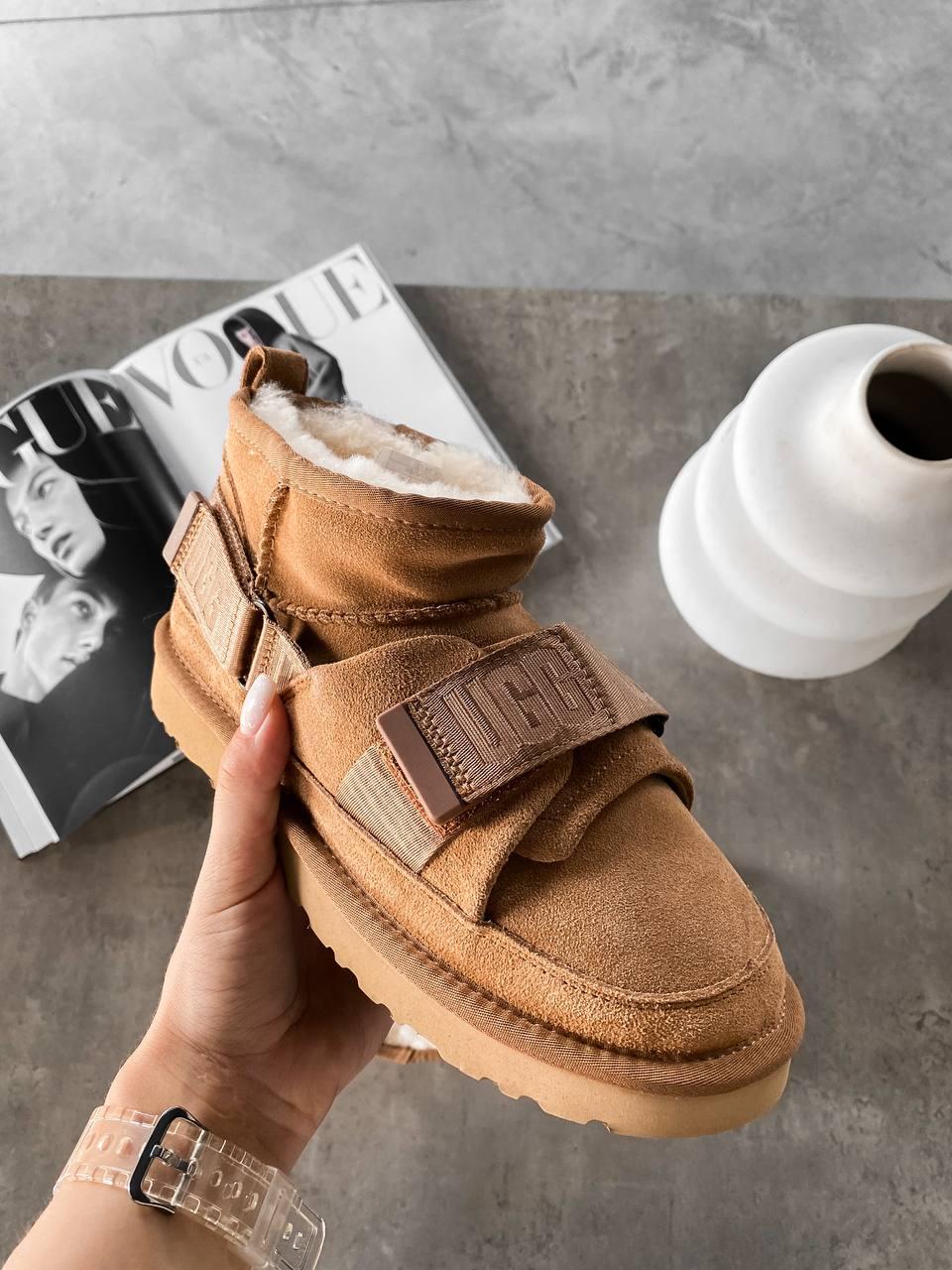 Жіночі угги UGG Classic Ultra Mini Hybrid Boot Chestnut 1133471-CHE, фото 1