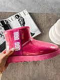 Жіночі угги UGG Classic Clear Mini Boot Rock Rose Pink 1113190-RCR, фото 3