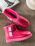 Жіночі угги UGG Classic Clear Mini Boot Rock Rose Pink 1113190-RCR, фото 7