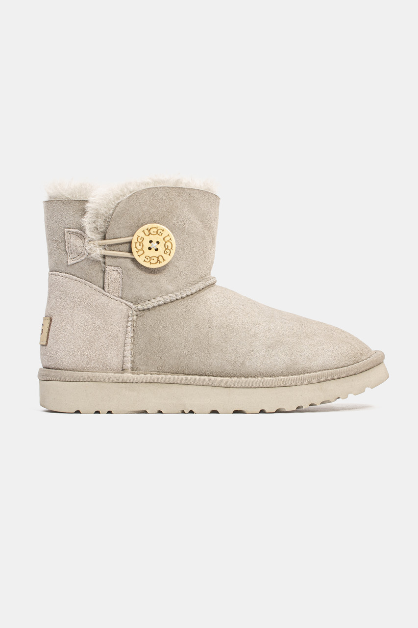 Жіночі угги UGG Mini Bailey Button II Grey Violet ALL13954, фото 1