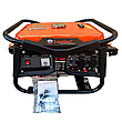 Бензиновий генератор Luotian R4500, однофазний 220 V, 50 Hz, 4000 W + баллон 15 л червоний в подарунок, фото 7