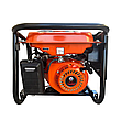 Бензиновий генератор Luotian R4500, однофазний 220 V, 50 Hz, 4000 W + баллон 5л червоний в подарунок, фото 7
