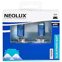Галогеновые лампы Neolux H4 100W Blue Power Light 5000K