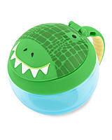 Чашка с крышкой для снеков Skip Hop Zoo Snack Cup, Crocodile!